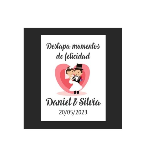 PEGATINAS BODA VERTICAL