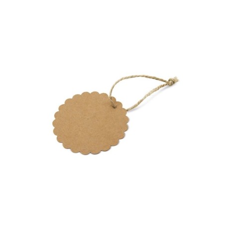 TARJETA CON FORMA DE GALLETA pack de 100 uds