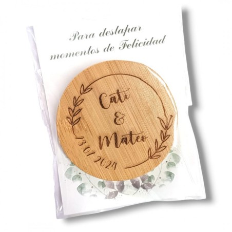 05 Abridor Bambú Boda Presentado
