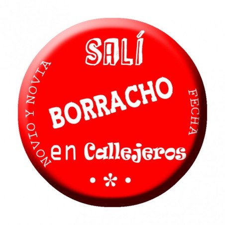 IMÁN ABRIDOR SALI BORRACHO EN CALLEJEROS