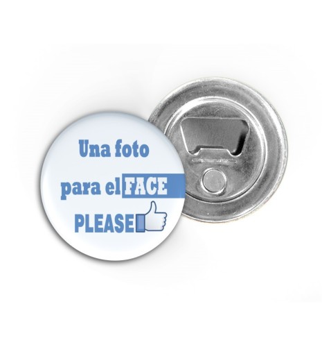IMÁN ABRIDOR UNA FOTO PARA FACE, PLEASE