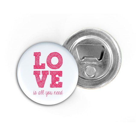 IMÁN ABRIDOR LOVE IS ALL YOU NEED