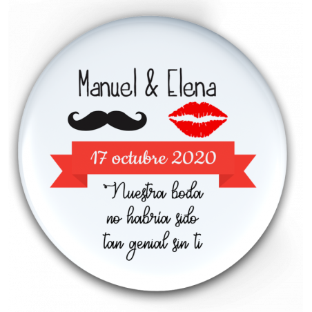 A78.Imán Abridor Nuestra boda no habría sido igual sin ti