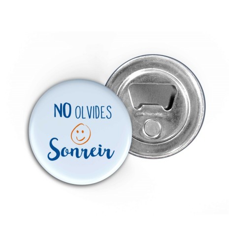 A66. Imán Abridor No olvides sonreir