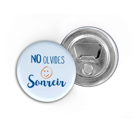 A66. Imán Abridor No olvides sonreir