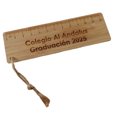 MARCAPÁGINAS DE MADERA GRABADO