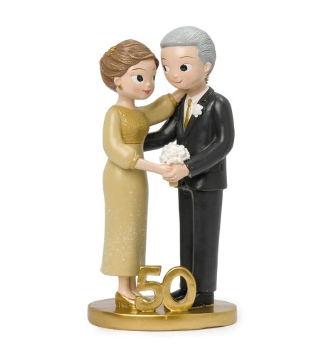 FIGURA TARTA NOVIOS 50 ANIVERSARIO