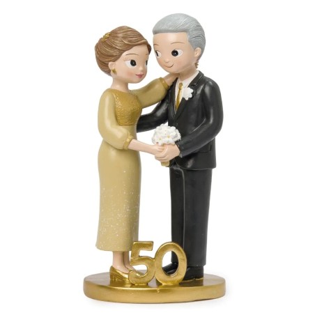 FIGURA TARTA NOVIOS 50 ANIVERSARIO
