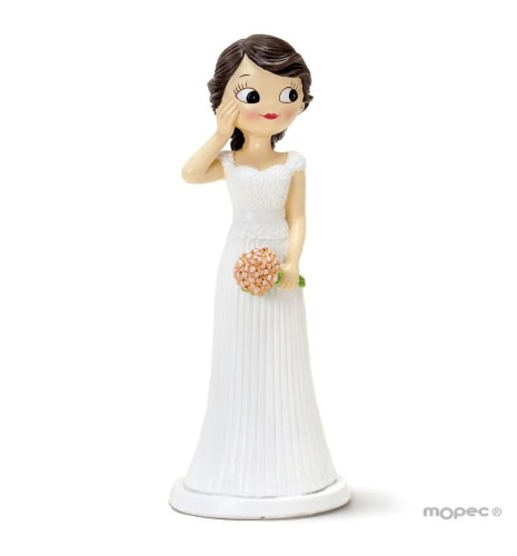 FIGURA TARTA DE CHICA CON RAMO