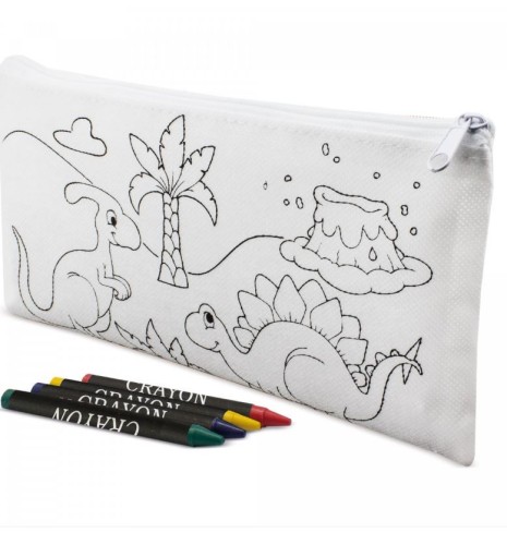 ESTUCHE DE TELA PARA COLOREAR