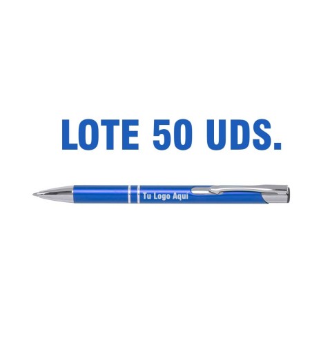 BOLÍGRAFO PERSONALIZABLE LOTE 50 UNIDADES