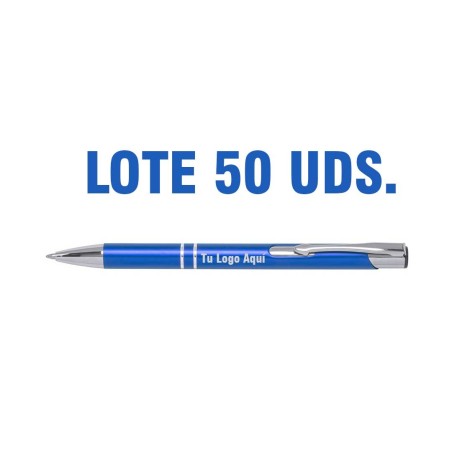BOLÍGRAFO PERSONALIZABLE LOTE 50 UNIDADES