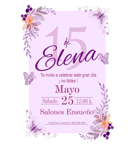 INVITACIÓN MIS 15 AÑOS 02