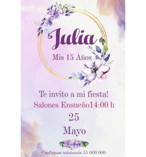 INVITACIÓN MIS 15 AÑOS 04
