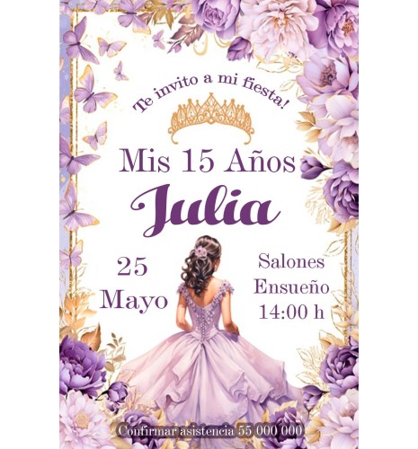 INVITACIÓN MIS 15 AÑOS 05