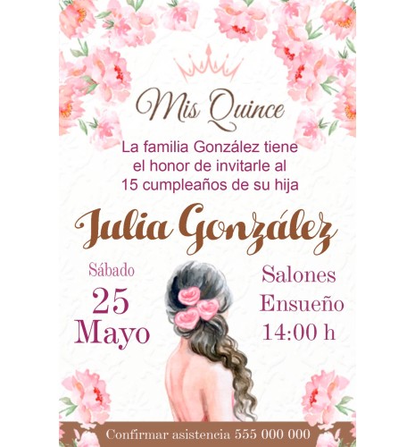 INVITACIÓN MIS 15 AÑOS 06