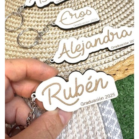 LLAVERO GRADUACIÓN CON NOMBRE
