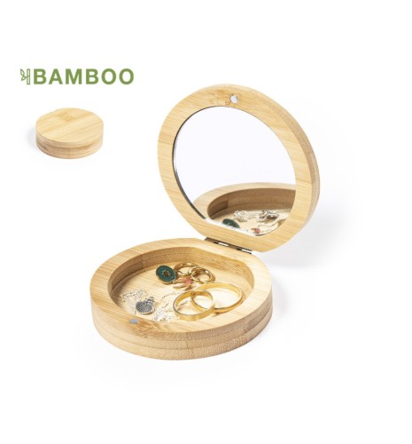 ESPEJO JOYERO DE BAMBÚ