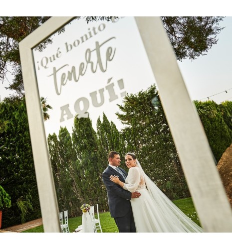 VINILO PARA ESPEJO DE BODA