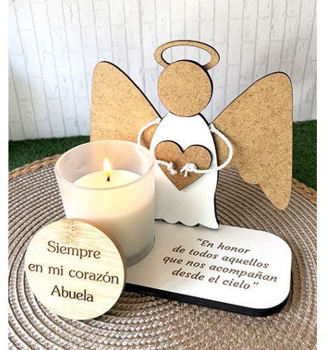 ANGELITO PARA LOS QUE NOS ACOMPAÑAN DESDE EL CIELO