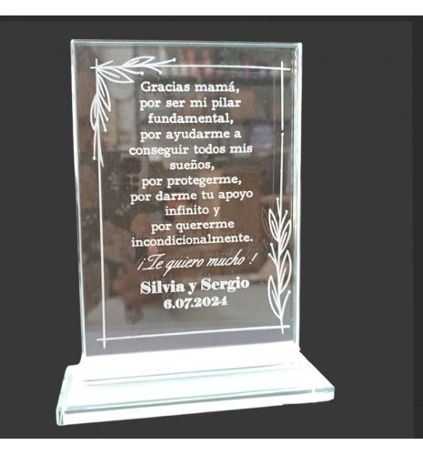 PLACA METACRILATO. GRACIAS