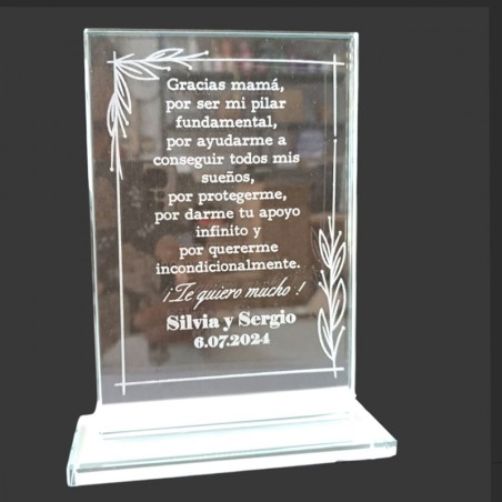 PLACA METACRILATO. GRACIAS