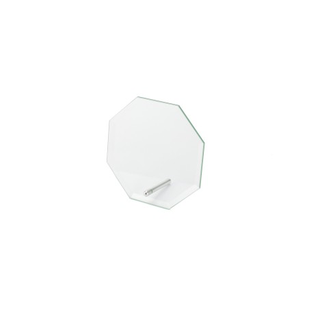 PLACA METACRILATO OCTOGONAL PERSONALIZABLE
