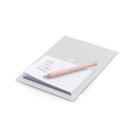 LIBRETA IMANTADA CON PEGATINA PERSONALIZADA COMUNIÓN NIÑA BLANCO