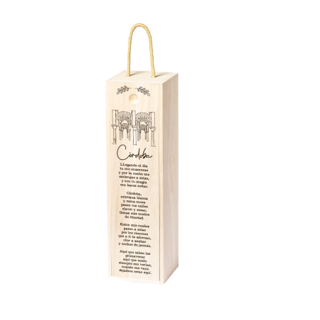CAJA PARA BOTELLA DE VINO SERIE CÓRDOBA - MEZQUITA