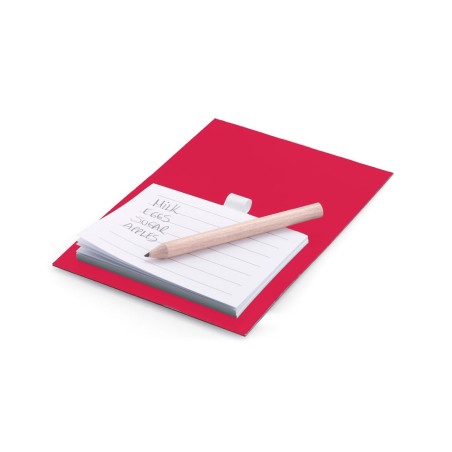 LIBRETA IMANTADA CON PEGATINA PERSONALIZADA COMUNIÓN NIÑA ROSA