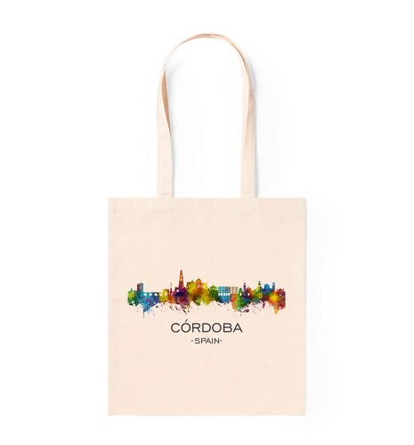 BOLSA ALGODÓN NATURAL SERIE CORDOBA MODELO SKYLINE