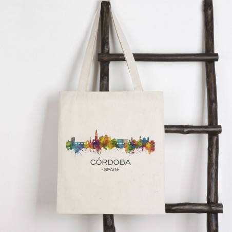 BOLSA ALGODÓN NATURAL SERIE CORDOBA MODELO SKYLINE