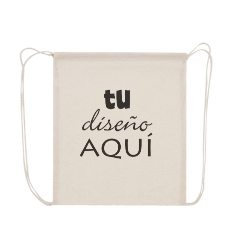 MOCHILA DE CUERDAS PERSONALIZABLE