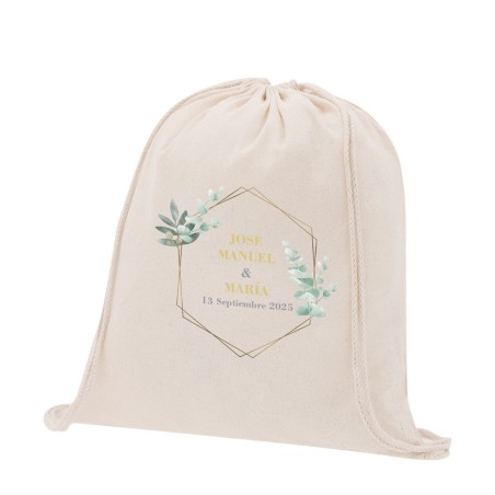 MOCHILA DE CUERDAS PERSONALIZABLE