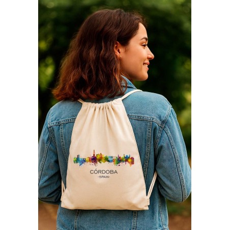 MOCHILA DE CUERDAS SERIE CÓRDOBA "SKYLINE" PERSONALIZABLE