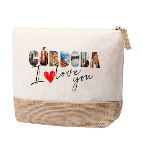 NECESER NATURAL SERIE CÓRDOBA "ILOVEU" PERSONALIZABLE