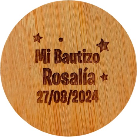 ESPEJO DE BAMBÚ GRABADO BAUTIZO 02