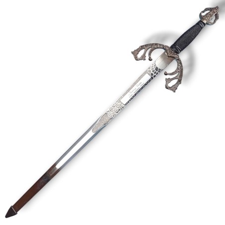 ESPADA TIZONA PARA BODA GRABADA