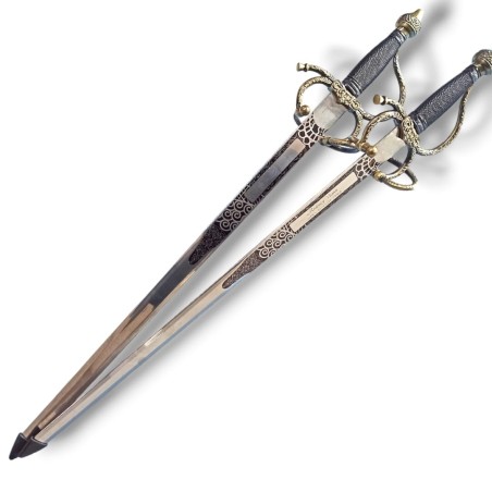 ESPADA COLADA PARA BODA GRABADA