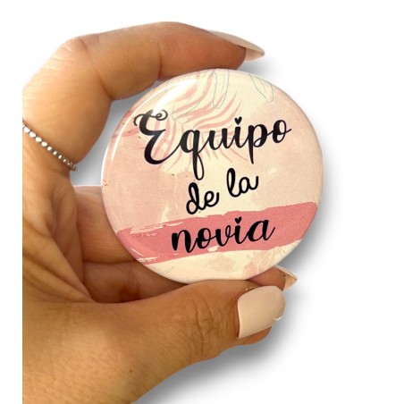 CHAPA EQUIPO DE LA NOVIA