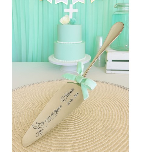 PALA DE TARTA BAUTIZO PERSONALIZADA SIN CAJA 01