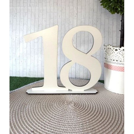 NÚMERO 18 CUMPLEAÑOS