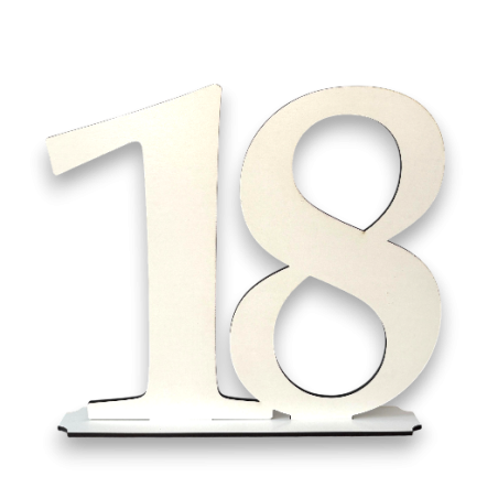 NÚMERO 18 CUMPLEAÑOS