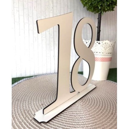NÚMERO 18 CUMPLEAÑOS