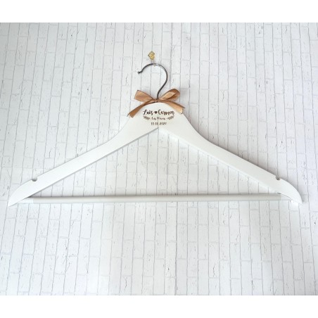 PERCHA PARA BODA PERSONALIZADA