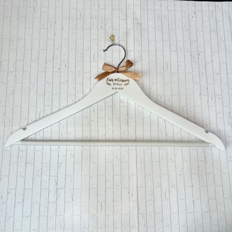 PERCHA PARA BODA PERSONALIZADA
