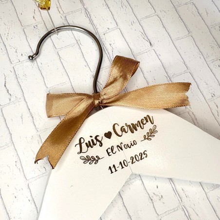 PERCHA PARA BODA PERSONALIZADA