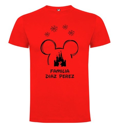 CAMISETA DISNEY PERSONALIZADA FAMILIA