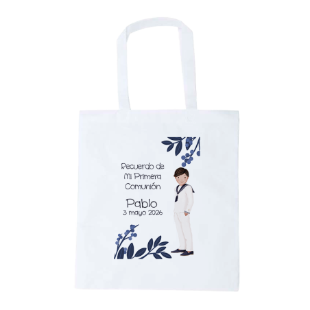 BOLSA SUBLIMADA NON WAVEN NIÑO COMUNIÓN