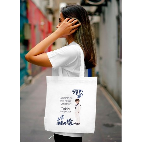 BOLSA SUBLIMADA NON WAVEN NIÑO COMUNIÓN